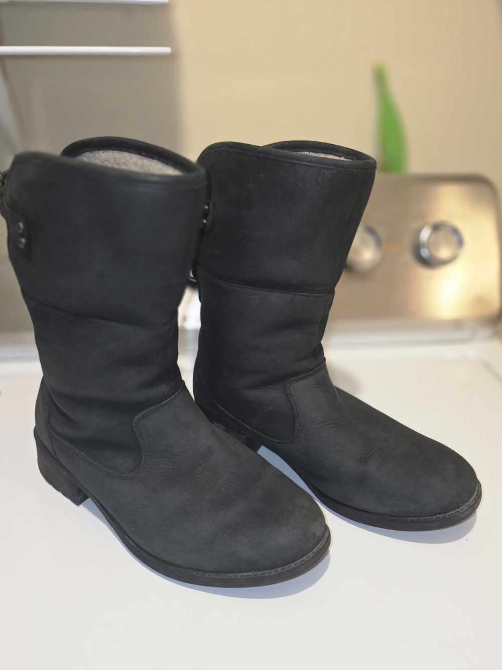 UGG Black Women's Aldon Mid-Calf Boots